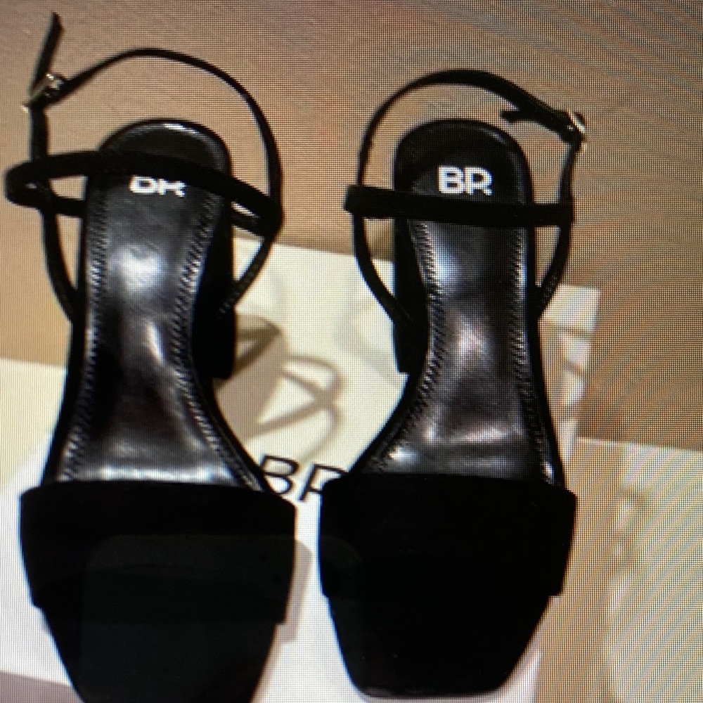 Banana Republic Women's Black Heeled Sandals